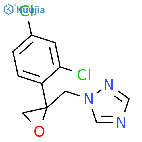1H-1,2,4-Triazole, 1-[[2-(2,4-dichlorophenyl)oxiranyl]methyl]- structure