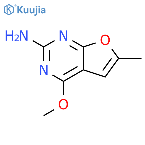 4-methoxy-6-methyl-Furo[2,3-d]pyrimidin-2-amine structure
