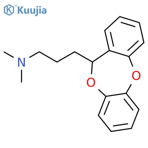 11H-Dibenzo[b,e][1,4]dioxepin-11-propanamine, N,N-dimethyl- structure