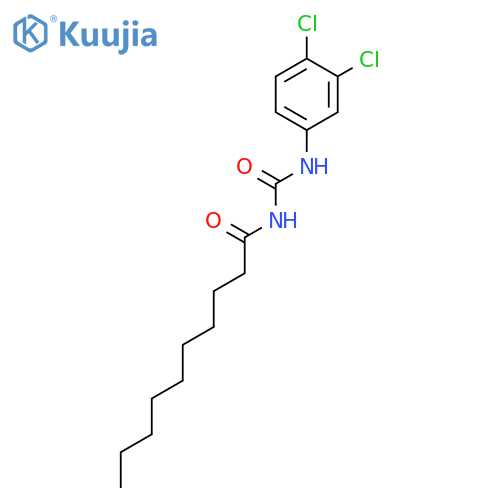 Decanamide, N-[[(3,4-dichlorophenyl)amino]carbonyl]- structure