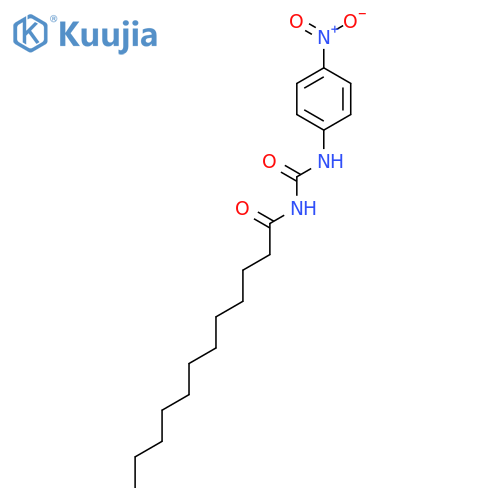 Dodecanamide, N-[[(4-nitrophenyl)amino]carbonyl]- structure
