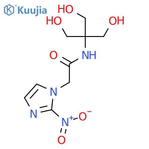 1H-Imidazole-1-acetamide,N-[2-hydroxy-1,1-bis(hydroxymethyl)ethyl]-2-nitro- structure