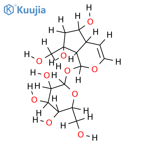 (8S)-(-)-7,8-Dihydro-8-hydroxyaucubin structure