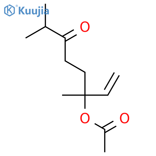 7-Octen-3-one, 6-(acetyloxy)-2,6-dimethyl- structure