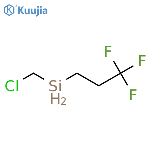 Silane, chloromethyl(3,3,3-trifluoropropyl)- structure