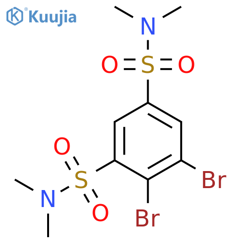 1,3-Benzenedisulfonamide, 4,5-dibromo-N,N,N',N'-tetramethyl- structure