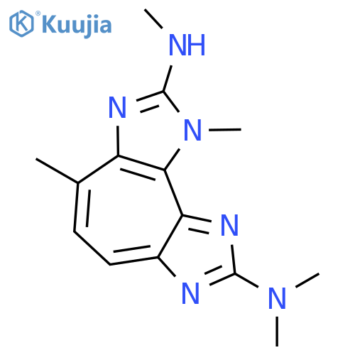 N~2~,N~8~,N~8~,1,4-pentamethyl-1H-cyclohepta[1,2-d:3,4-d']diimidazole-2,8-diamine structure