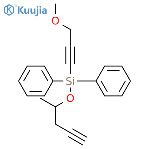 SILANE, (3-METHOXY-1-PROPYNYL)[(1-METHYL-3-BUTYNYL)OXY]DIPHENYL- structure