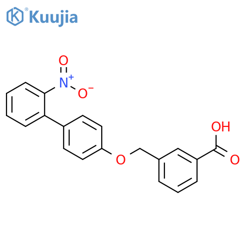 Benzoic acid, 3-[[(2'-nitro[1,1'-biphenyl]-4-yl)oxy]methyl]- structure