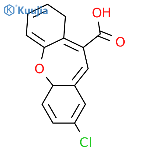 DIBENZ[B,F]OXEPIN-10-CARBOXYLIC ACID, 2-CHLORO- structure