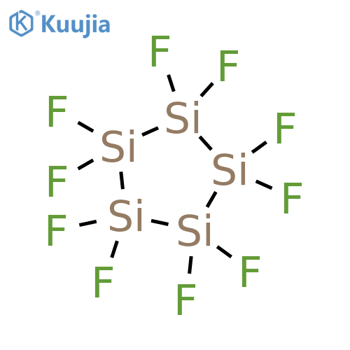 Cyclopentasilane, decafluoro- structure