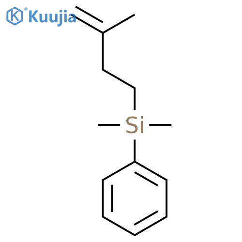 Silane, dimethyl(3-methyl-3-butenyl)phenyl- structure