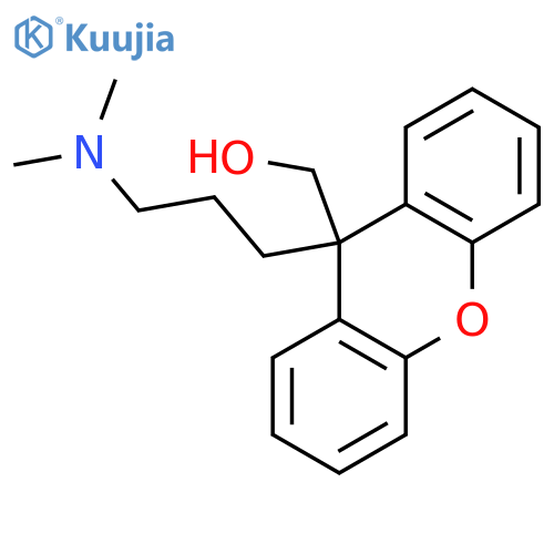 9H-XANTHENE-9-METHANOL, 9-[3-(DIMETHYLAMINO)PROPYL]- structure