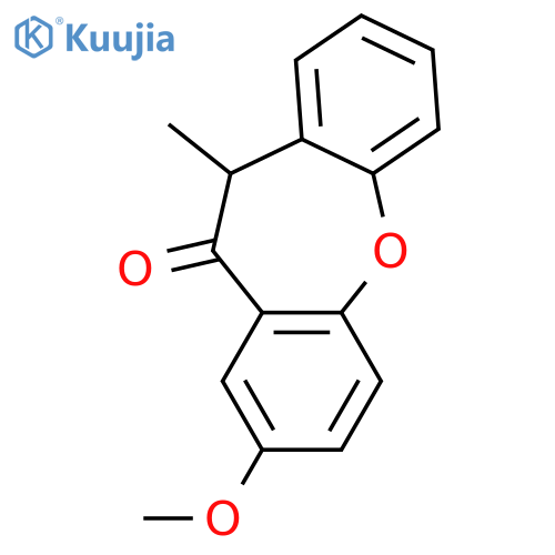 Dibenz[b,f]oxepin-10(11H)-one, 8-methoxy-11-methyl- structure