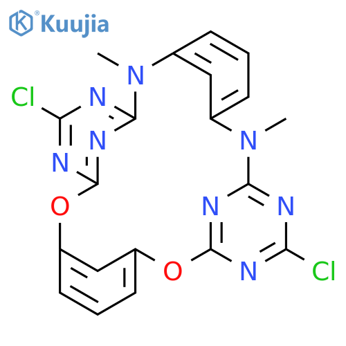 2,20-DIOXA-4,6,8,14,16,18,26,28-OCTAAZAPENTACYCLO[19.3.1.13,7.19,13.115,19]OCTACOSA-1(25),3,5,7(28),9,11,13(27),15,17,19(26),21,23-DODECAENE, 5,17-DICHLORO-8,14-DIMETHYL- structure