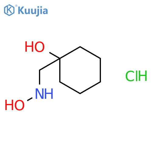 Cyclohexanol, 1-[(hydroxyamino)methyl]-, hydrochloride structure