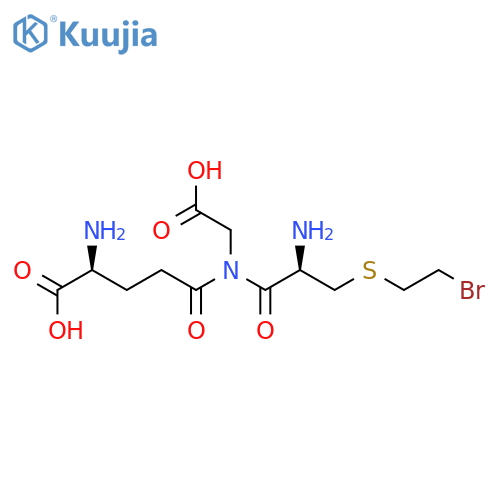 S-(2-bromoethyl)-L-cysteinyl-N-L-gamma-glutamylglycine structure