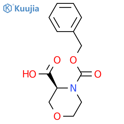 4-Z-3(S)-Morpholinecarboxylic acid structure