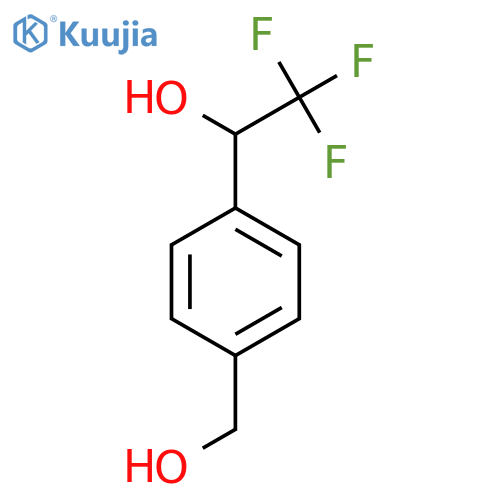 2,2,2-Trifluoro-1-(4-(hydroxymethyl)phenyl)ethanol structure