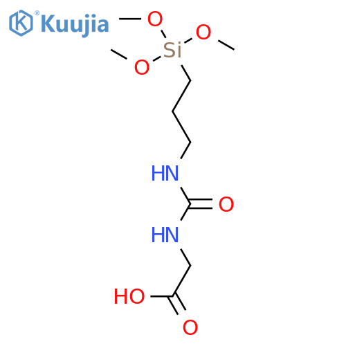 2-Oxa-7,9-diaza-3-silaundecan-11-oic acid, 3,3-dimethoxy-8-oxo- structure