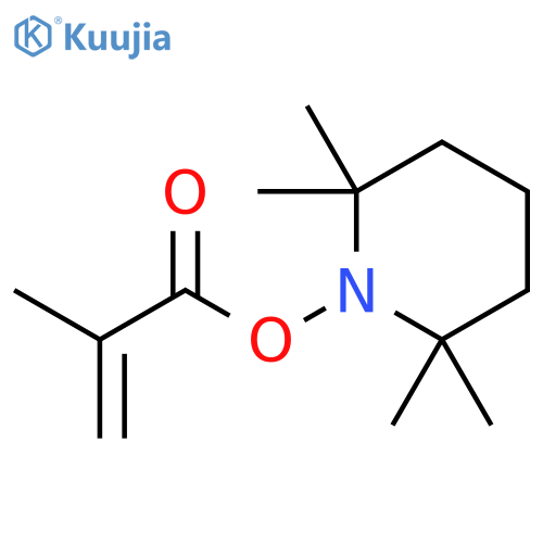 2-Propenoic acid,2-methyl-, 2,2,6,6-tetramethyl-1-piperidinyl ester structure