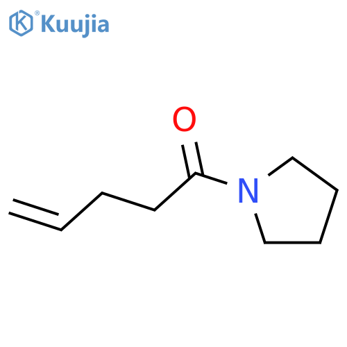 Pyrrolidine, 1-(1-oxo-4-pentenyl)- structure