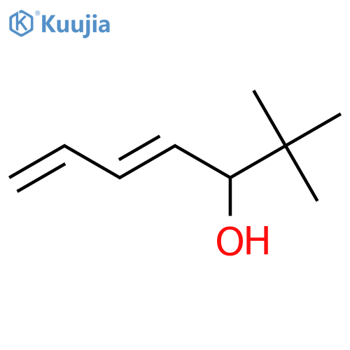 6,6-Dimethyl-1,3-heptadien-5-ol structure