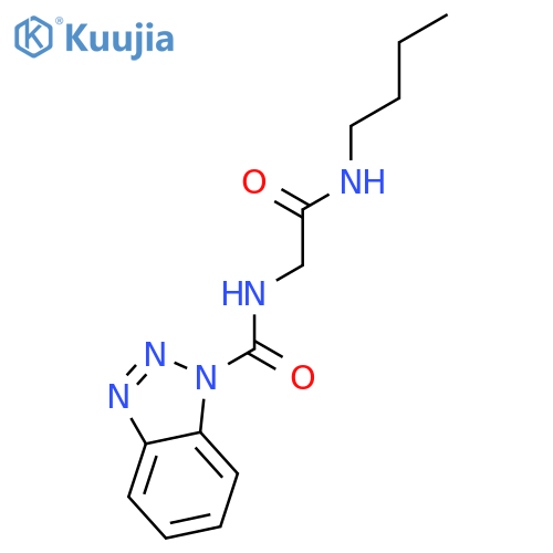 1H-BENZOTRIAZOLE-1-CARBOXAMIDE, N-[2-(BUTYLAMINO)-2-OXOETHYL]- structure