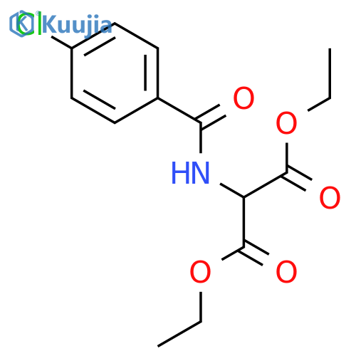 Diethyl 2-(4-chlorobenzamido)malonate structure