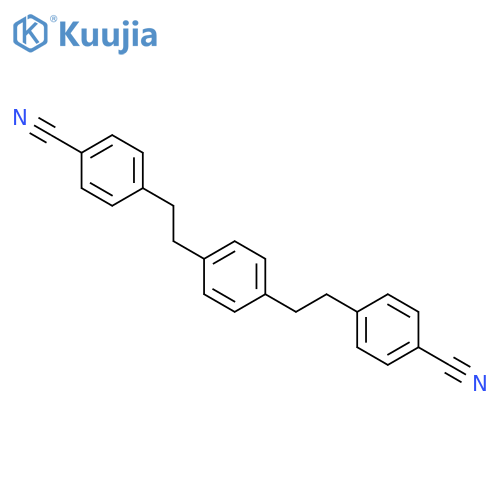Benzonitrile, 4,4'-(1,4-phenylenedi-2,1-ethanediyl)bis- structure