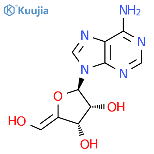 (2R,3R,4S)-2-(6-Amino-9H-purin-9-yl)-5-(hydroxymethylene)tetrahydrofuran-3,4-diol structure