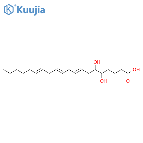 8,11,14-Eicosatrienoicacid, 5,6-dihydroxy- structure