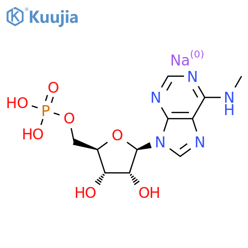 N6-Methyladenosine 5'-monophosphate disodium salt structure