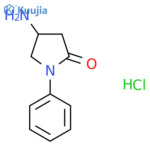 4-Amino-1-phenylpyrrolidin-2-one hydrochloride structure