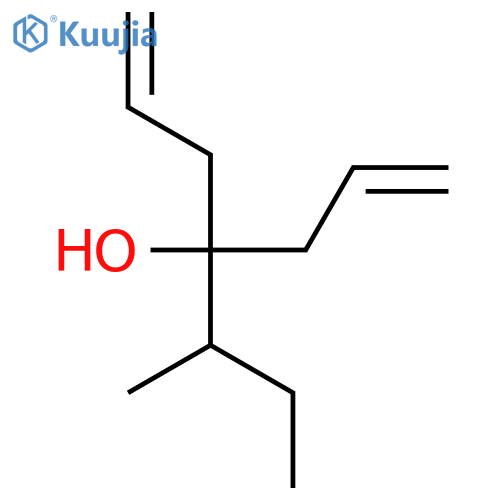 1,6-Heptadien-4-ol, 4-(1-methylpropyl)- structure