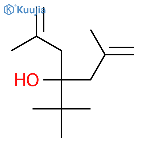 1,6-Heptadien-4-ol, 4-(1,1-dimethylethyl)-2,6-dimethyl- structure