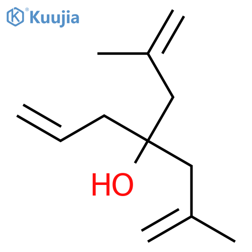 1,6-HEPTADIEN-4-OL, 2,6-DIMETHYL-4-(2-PROPENYL)- structure