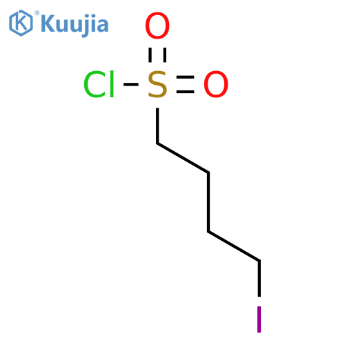 1-BUTANESULFONYL CHLORIDE, 4-IODO- structure