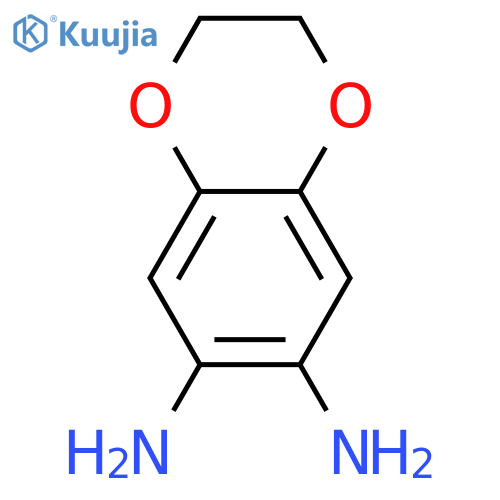 2,3-dihydro-1,4-benzodioxine-6,7-diamine structure