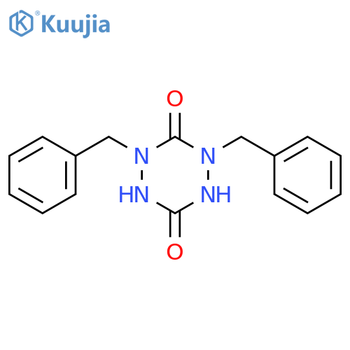 1,2,4,5-Tetrazine-3,6-dione, tetrahydro-1,5-bis(phenylmethyl)- structure