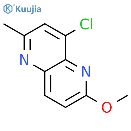 4-Chloro-6-methoxy-2-methyl-1,5-naphthyridine structure