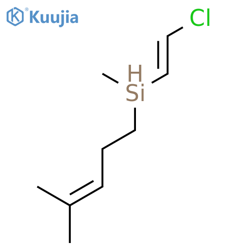 SILANE, CHLOROETHENYLMETHYL(4-METHYL-3-PENTENYL)- structure