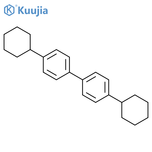 Biphenyl,4,4'-dicyclohexyl- structure