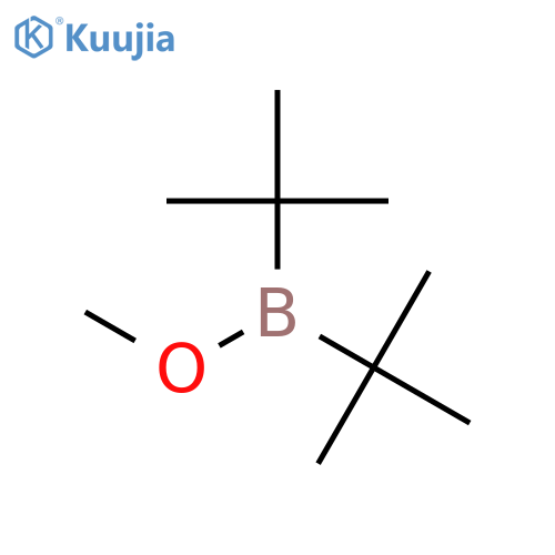 BORINIC ACID, BIS(1,1-DIMETHYLETHYL)-, METHYL ESTER structure