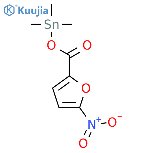 STANNANE, TRIMETHYL[[(5-NITRO-2-FURANYL)CARBONYL]OXY]- structure
