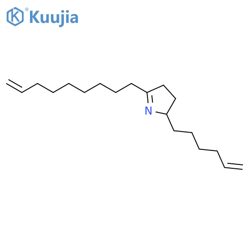 2H-Pyrrole, 2-(5-hexenyl)-3,4-dihydro-5-(8-nonenyl)- structure