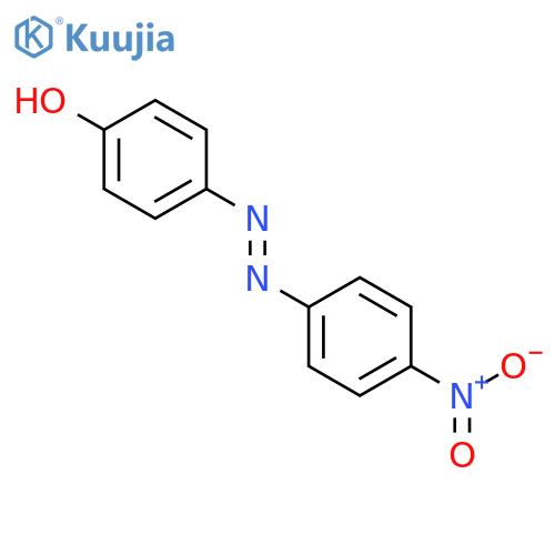 Phenol, 4-[(1E)-(4-nitrophenyl)azo]- structure