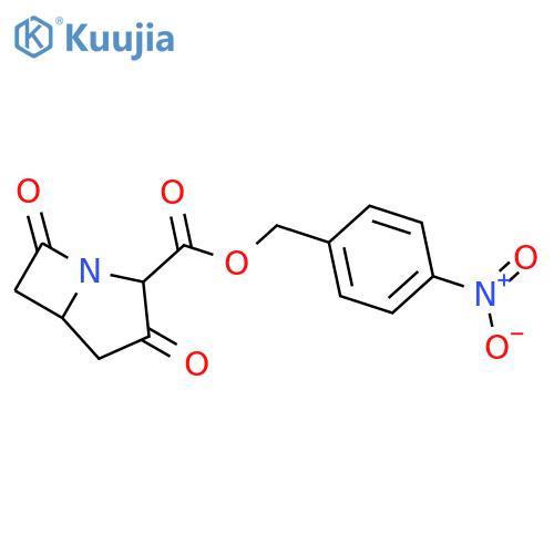 1-Azabicyclo[3.2.0]heptane-2-carboxylic acid, 3,7-dioxo-, (4-nitrophenyl)methyl ester structure