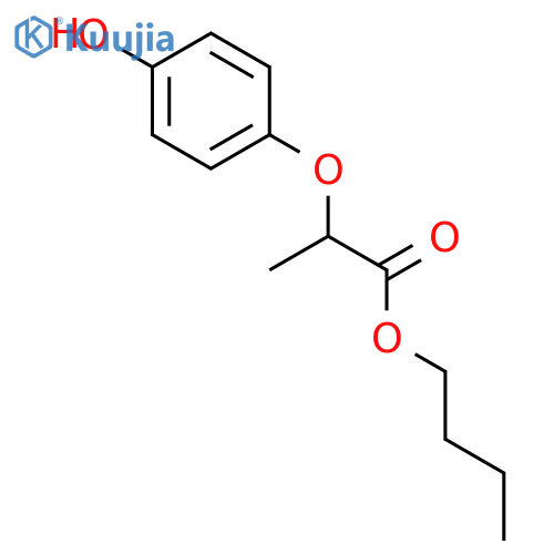 Butyl 2-(4-Hydroxyphenoxy)propanoate structure