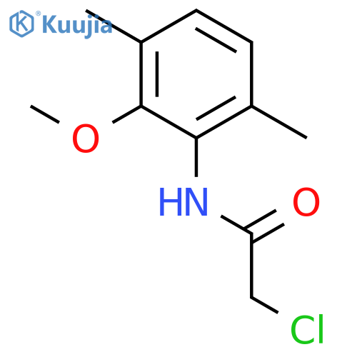 Acetamide, 2-chloro-N-(2-methoxy-3,6-dimethylphenyl)- structure
